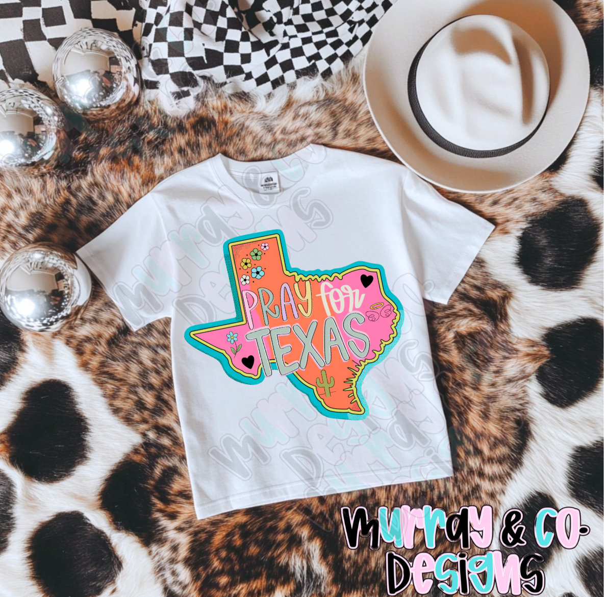 Pray for Texas colorful