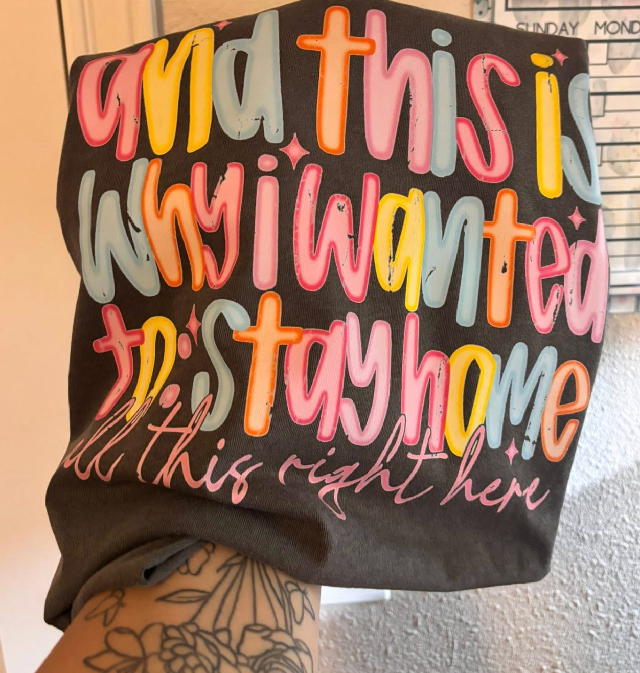 This right here is why I wanted to stay home