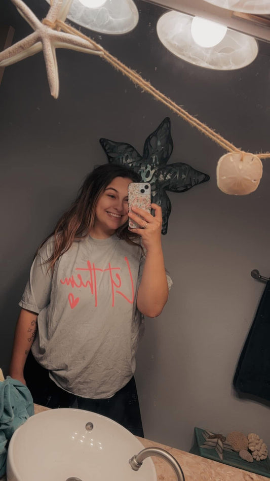 Let them puff printed comfort colors